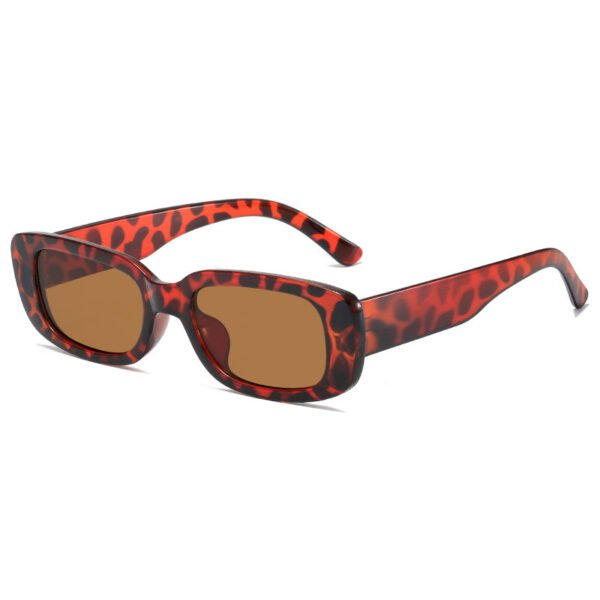 KenzoChic Rectangle Sunglasses for Women Retro Driving Glasses 90’s Vintage Fashion Narrow Square Frame UV400 Protection